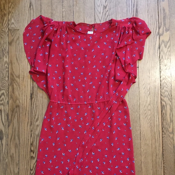 Last Chance: Vintage A-line Midi Dress - Picture 1 of 5